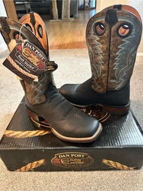 Dan Post Men’s Duece  blk/brn 9.5D 
Soft Strike comfort system